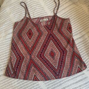 Hollister cropped spaghetti strap tank top size small